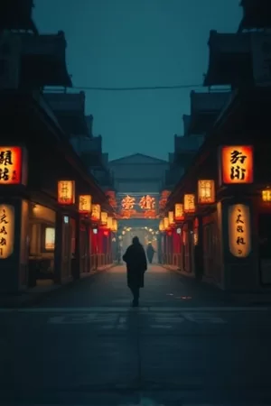 《无声的第七码头》海报：雨雾中的第七号泊位