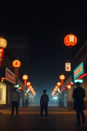 《凌晨四点的广播》封面：直播间里亮着一盏台灯