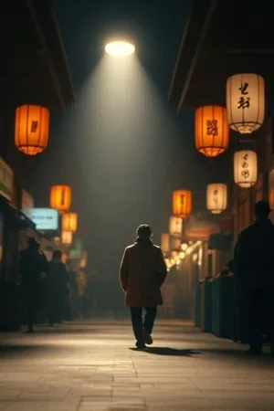 《荒原电台》海报：沙丘顶端的废弃广播天线